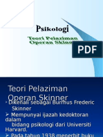 Teori Pelaziman Operan Skinner