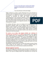 Análisis Del Cuento Las Actas Del Juicio de Ricardo Piglia