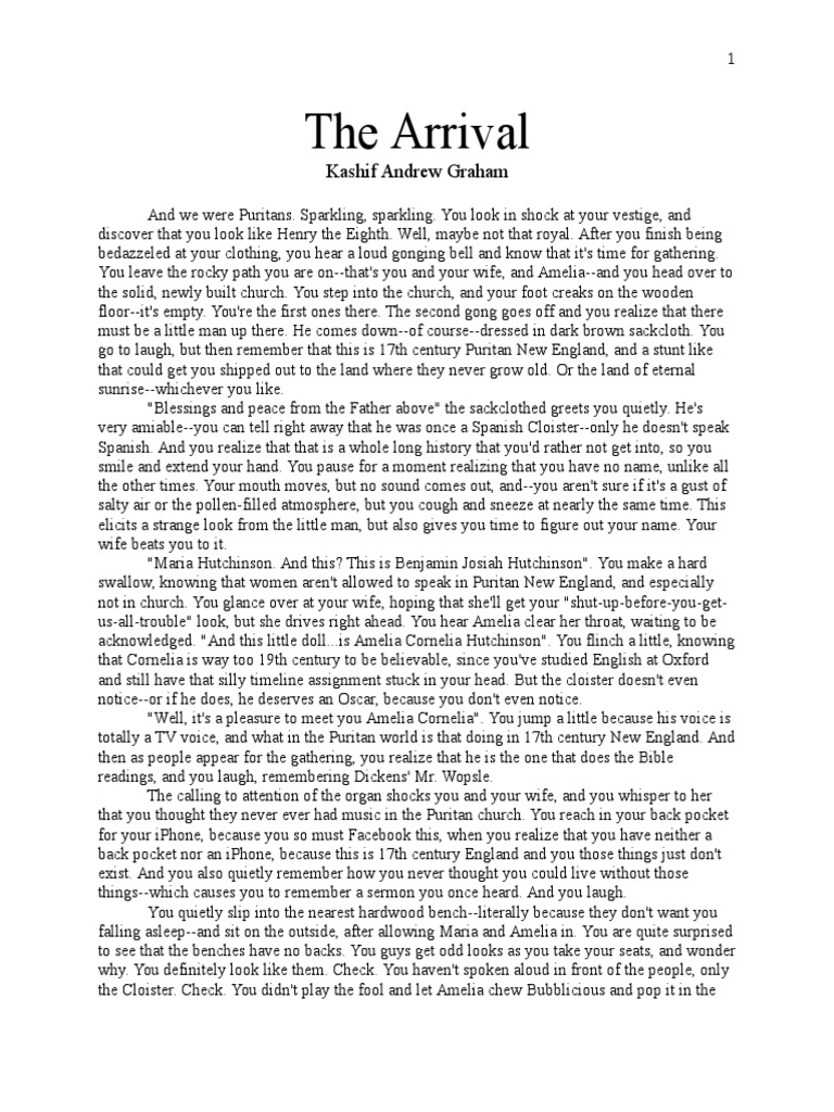 The Arrival-1 | PDF