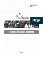 Reforma Del Estado en Peru PDF