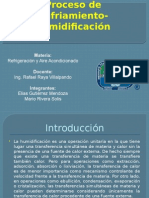 Proceso de Enfriamiento-Humidificación