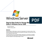 Windows Server 2008 Step-By-Step Guide for Storage Manager for SANs