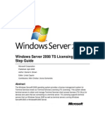Windows Server 2008 TS Licensing Step-By-Step Guide