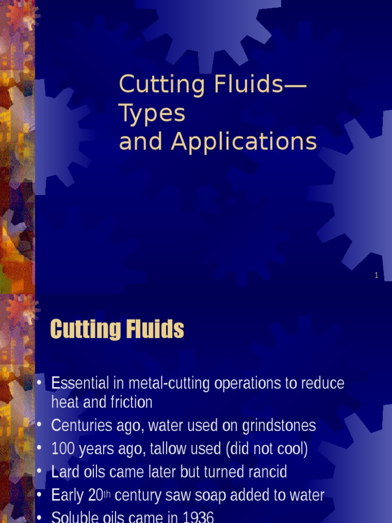 Cutting Fluids PDF