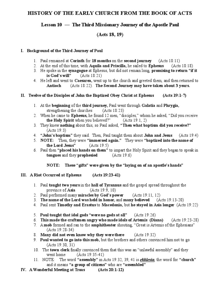 History Of The Early Church From The Book Of Acts Pdf Acts Of The