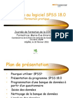 Initiation Au Logiciel SPSS 18