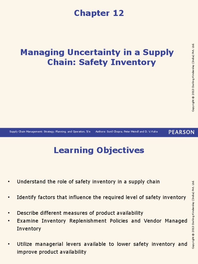 Session 13 Chapter 12 Chopra 5thed | PDF | Inventory | Supply Chain ...