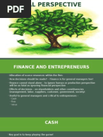 Financial Perspective for entrepreneurs