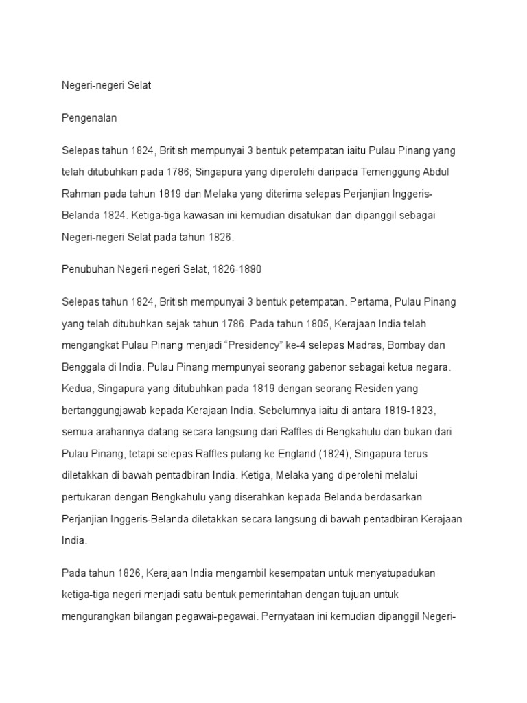 Negeri Selat Pdf
