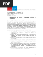 Graduacao Artes Visuais Fotografia