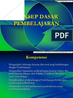 Konsep Dasar Pembelajaran