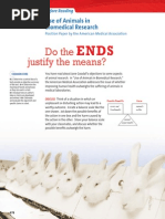 Use of Animals in Biomedical Research Text