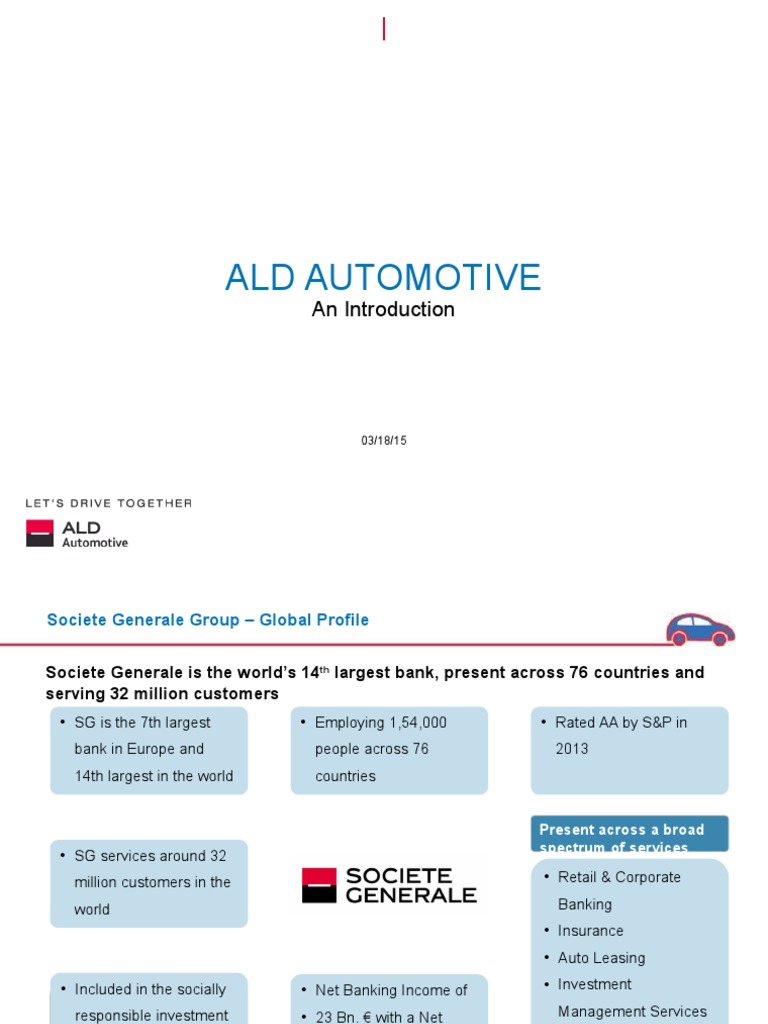 ALD Automotive: Auto Leasing Insights | PDF | Lease | Renting