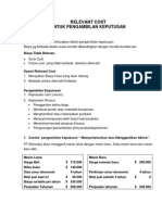 Relevant Cost (Resume 2)