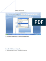 Start Jdeveloper.: 1) - Start Jdev and Select "Database" Developer Role