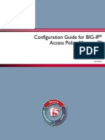 Configuration Guide For BIG-IP Access Policy Manager