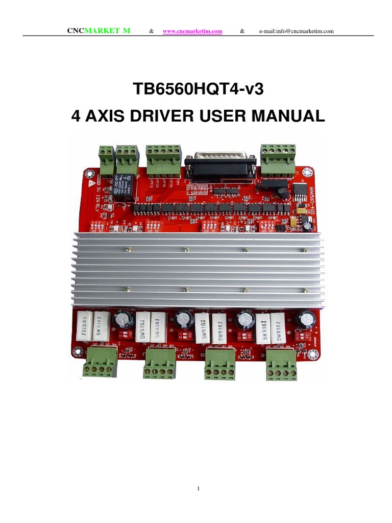 TB6560HQT4-v3 Driver Manual | PDF