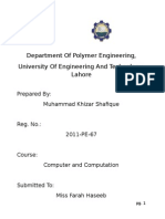 Department of Polymer Engineering