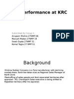 KRC Sales Performance Evaluation