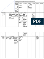 Matriz para La Elaboración Del Plan Anual de Trabajo