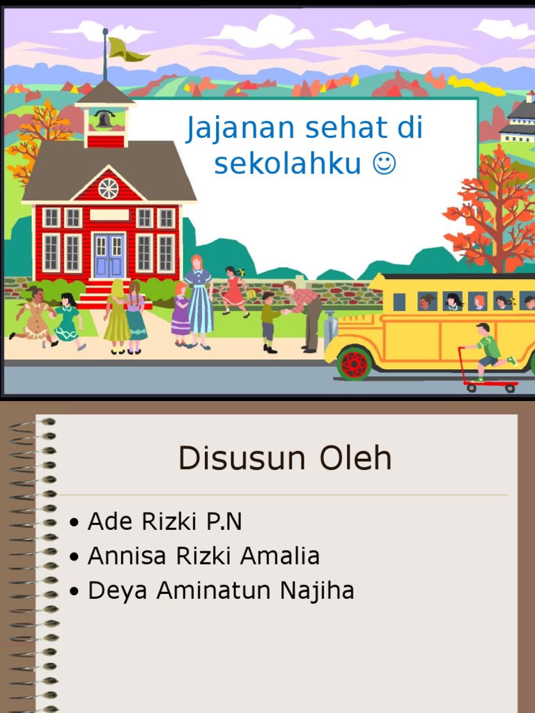 presentasi jajanan sehat anak sekolah
