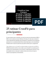 25 Rutinas CrossFit para Principantes