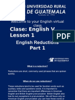 Ingles 5 Clase 1 Reductions Part 1