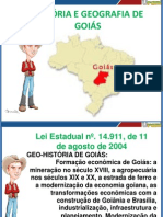 História E Geografia de Goiás