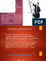 Promotion & Mutation