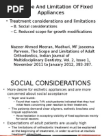 The Scope and Limitation of Fixed Appliances