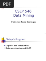 CSEP 546 Data Mining: Instructor: Pedro Domingos