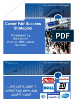 Career Fair Success Strategies for Penn State Smeal MBA Students