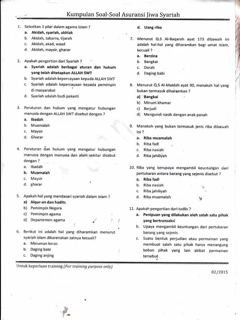 Soal Ujian Aaji Pdf Helmi Kediris
