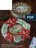 3-D Cookie Christmas Box Template - Julia M Usher PDF