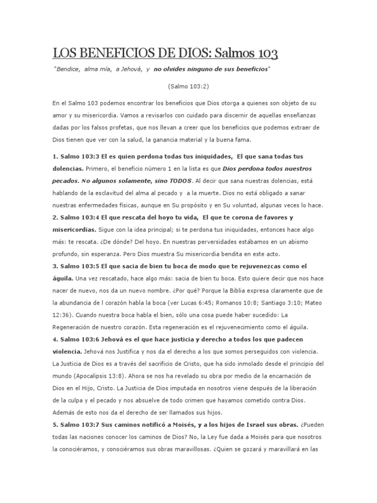 Salmo 103, PDF, Pecado