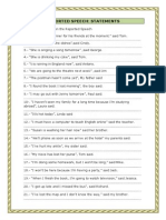 Reported Speech Statements1