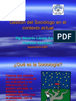 Gestión Del Sociólogo