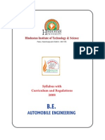 B (1) .E. Automobile Engg