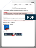 Create CD Area (CDFS) With Xtreamer USB Flash Drive