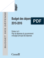 2015-16 Main Estimates (French)