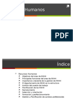 Objetivos del área de Recursos Humanos