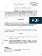 Disposicion Administrativa General 