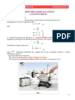 4.verificarea Legii Gay Lussac A Gazului Ideal