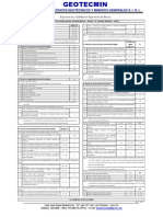 Tablas Geomecánicas