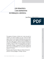 A Inovação Pedagógica Como Meta Dos Dispositivos de Formação A Distância