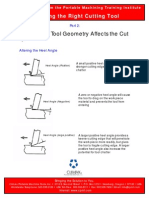 How Tool Geometry Affects the Cut