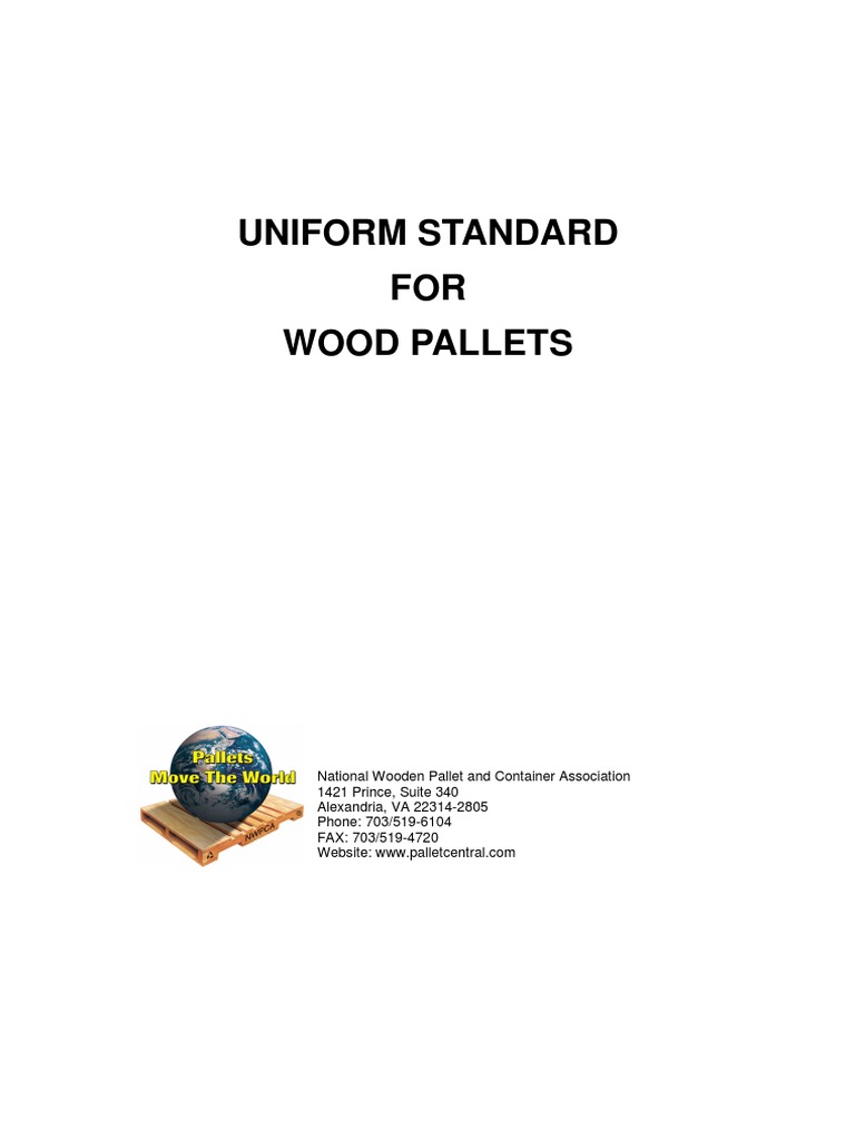National Wooden Pallets Standard For Wood Pallets PDF
