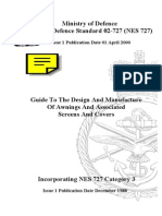 NES 727 Guide To The Design and Manufacture of Awnings and Associated Screens and Covers Category 3
