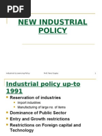 Industrial &amp; Licensing Policy