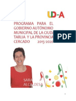 Programa UDA Sara Cuevas